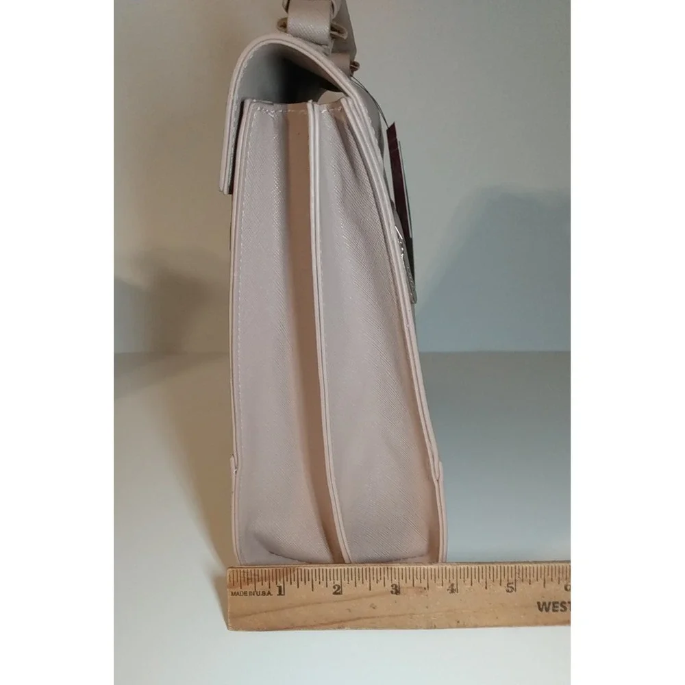 NWT Trina Turk Medium Blush Pink Satchel Purse Detach Strap MSRP 148.00